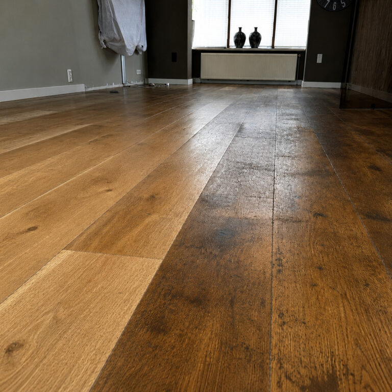Voor · Amersfoort · gerookt eiken Voor renovatie · Amersfoort · gerookt eiken